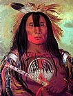 George Catlin Buffalo Bull's Back Fat, Head Chief, Blood Tribe painting